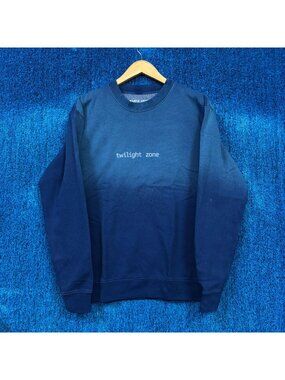 Ariana Grande Twilight Zone Tour Blue Crewneck Sweater Size Medium